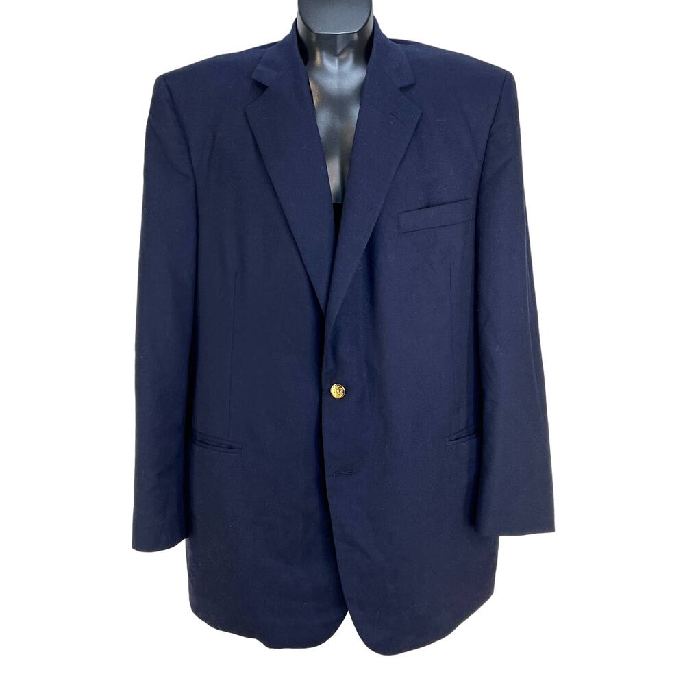 Mr. Ned Mercury Super 120 Navy Blue Blazer Sport Coat Dandy Corpcore Office